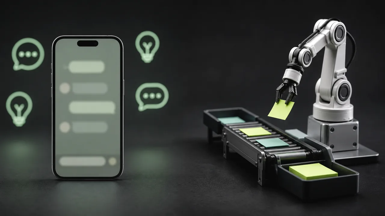 Téléphone messagerie et flux d’actions : chat IA vs agent