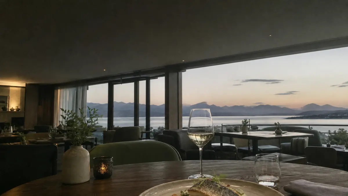 Photo volontairement terne et mal cadrée du restaurant fictif