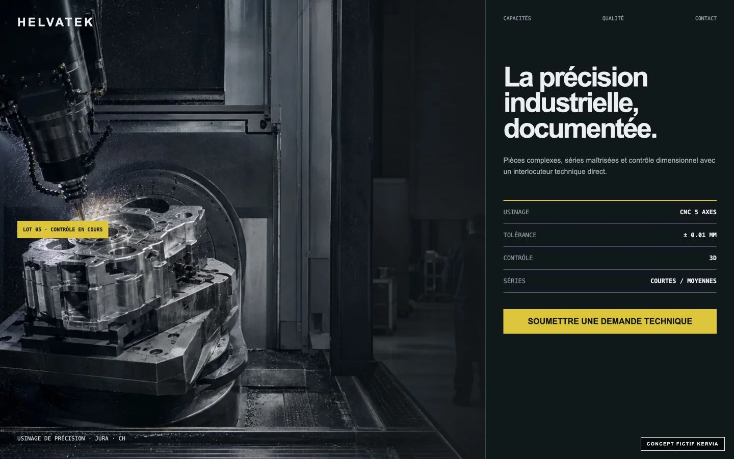 Concept Kervia pour une PME industrielle